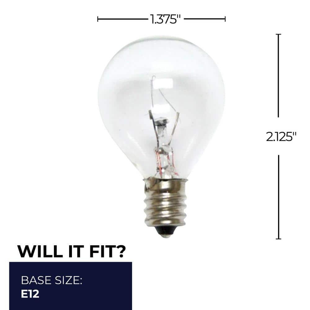 Bulbrite KX2000 Pack of (2) 40 Watt Dimmable Frost T3 Xenon Light Bulbs with Mini-Candelabra (E11) Base, 2700K Warm White Light