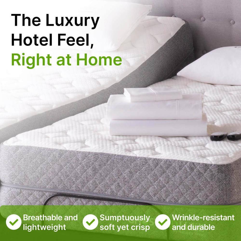 GhostBed Luxury Cooling Supima Cotton and Tencel Sheet Set
