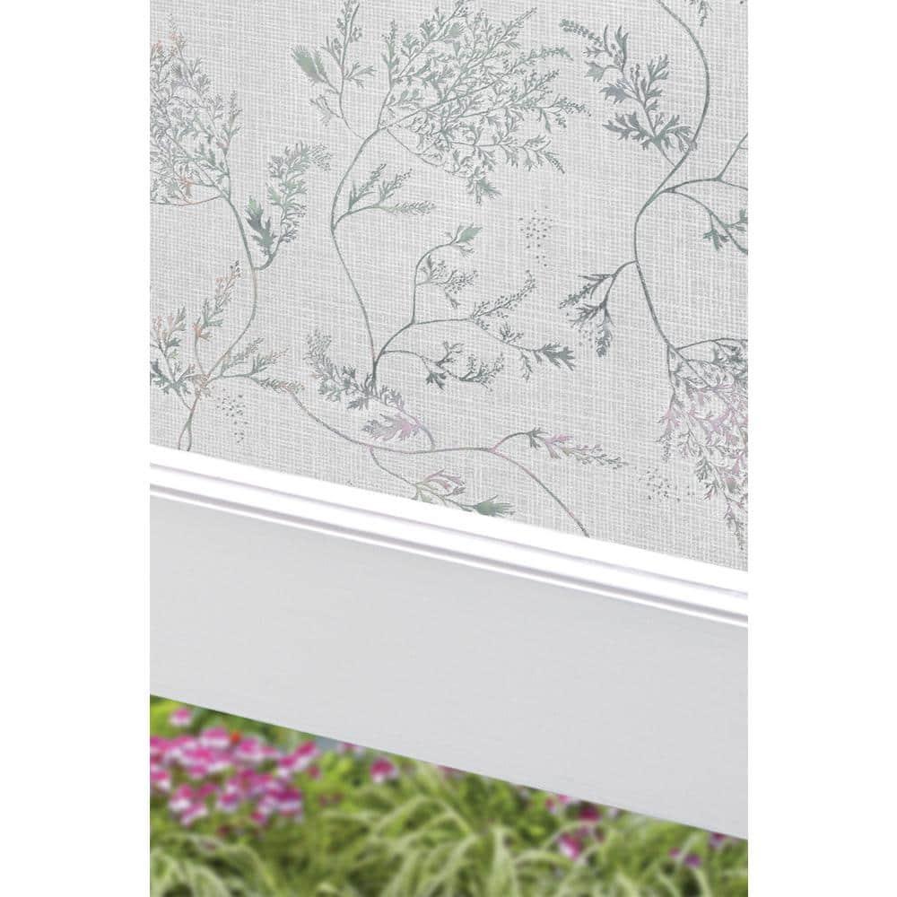 24" x 36" Silver Fern Window Film - Artscape: Decorative, Non-Adhesive, Easy Apply Vinyl