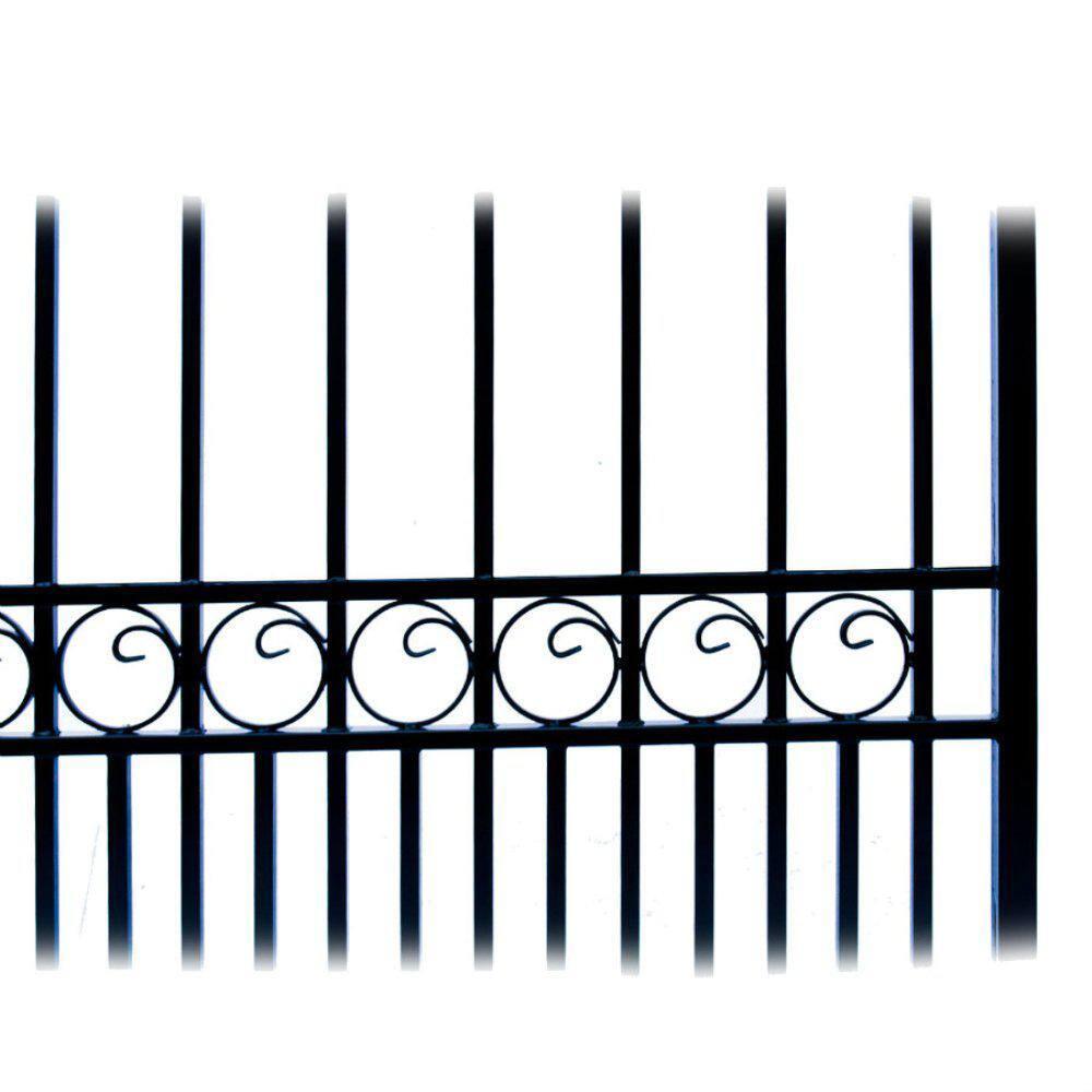 ALEKO Steel Single Swing Driveway Gate - LONDON Style