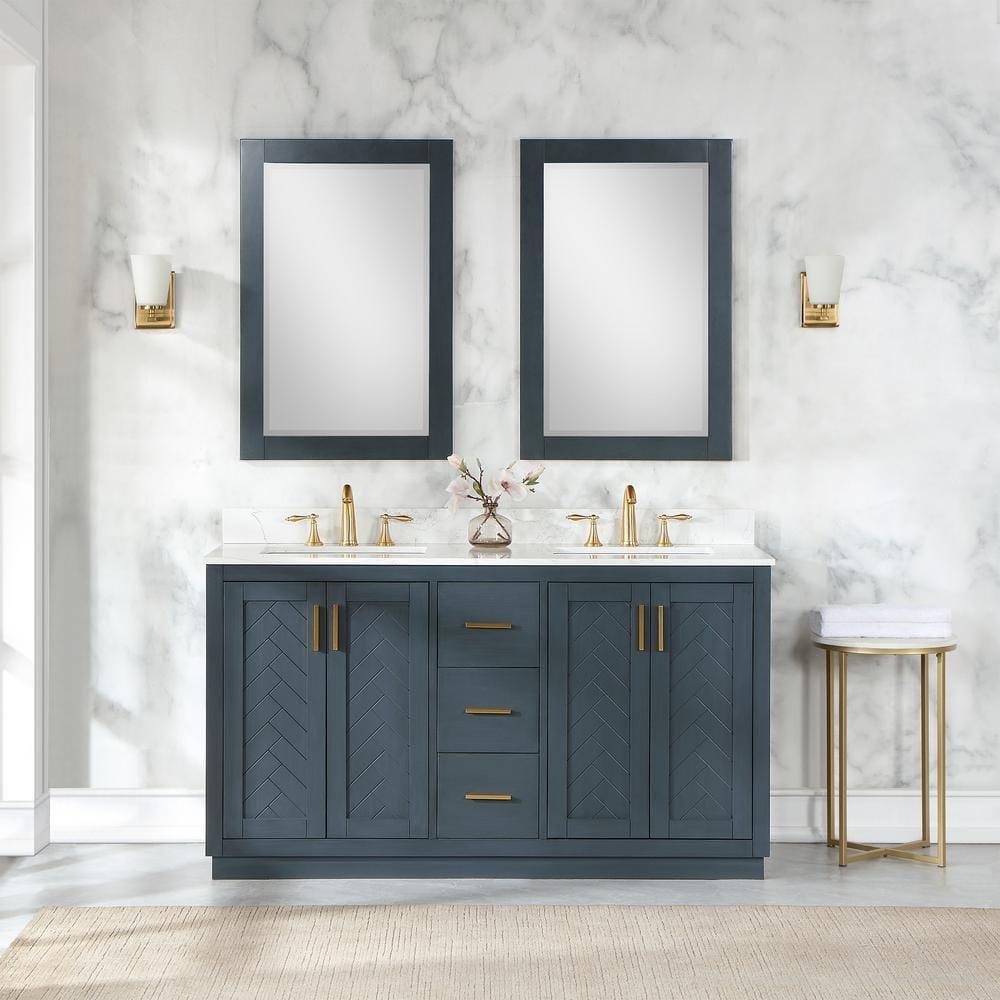 Ivy Wood Flat Wall Mirror