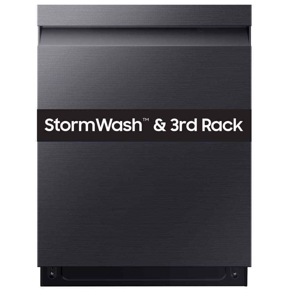Samsung 24" 46 dBA ENERGY STAR Certified Smart Built-in Top Control Dishwasher with Adjustable Rack