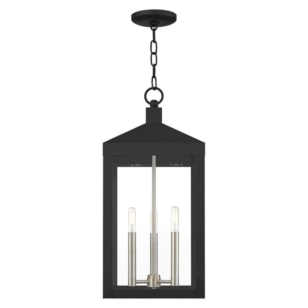 Livex Lighting Nyack 3 - Light Pendant in  Black