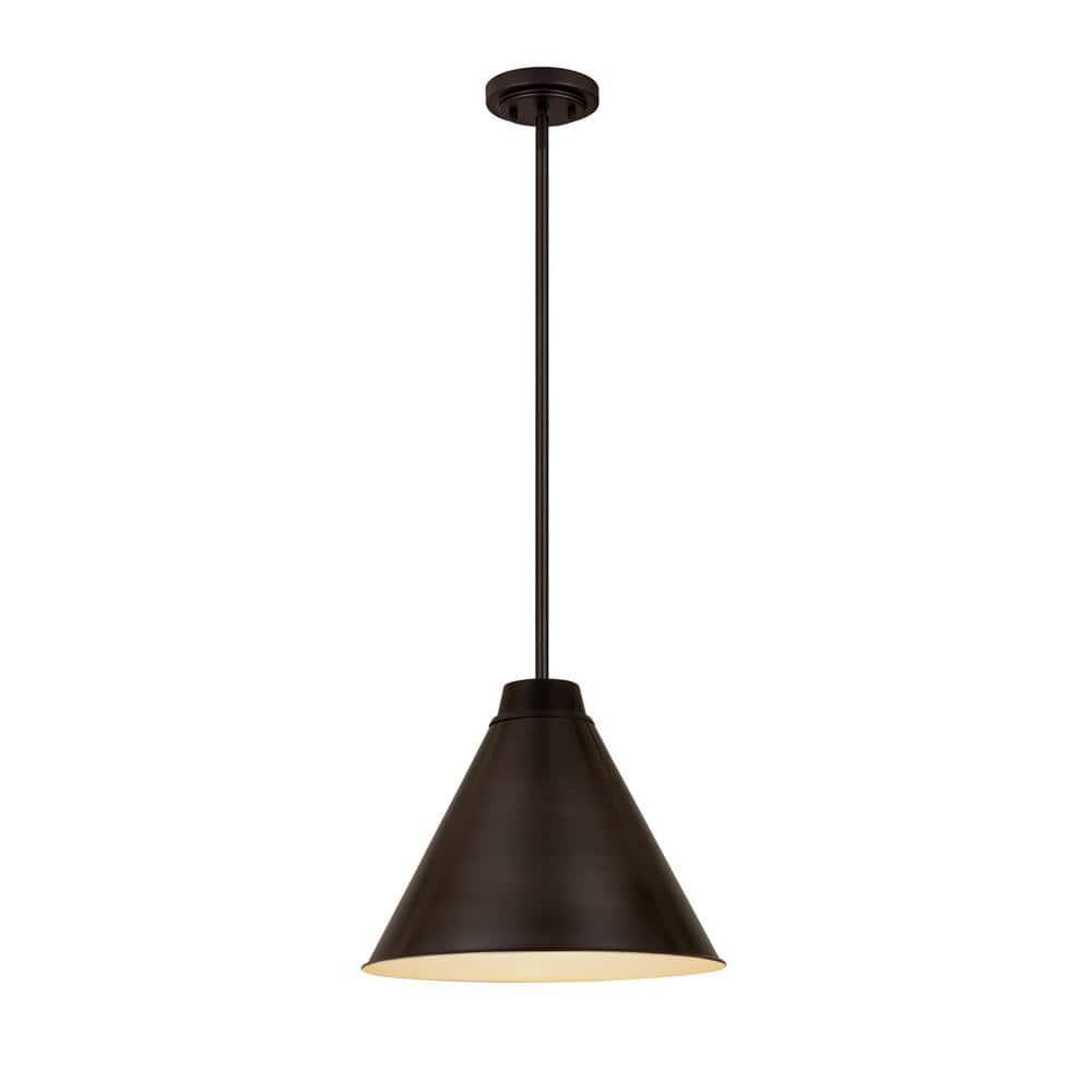 Z-Lite Eaton 1 - Light Pendant in  Matte Black