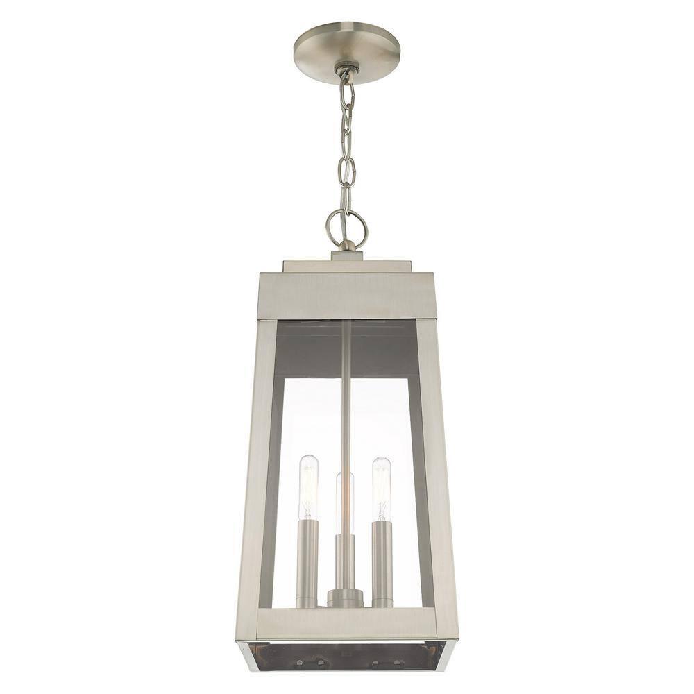 Livex Lighting Oslo 3 - Light Pendant in  Brushed Nickel