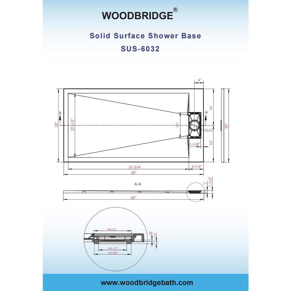 60'' W 75'' H Framed Rectangle Shower Stall
