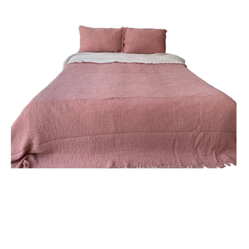 sussexhome Muslin Shams Turkish Cotton Pillow Sham (Set of 2)