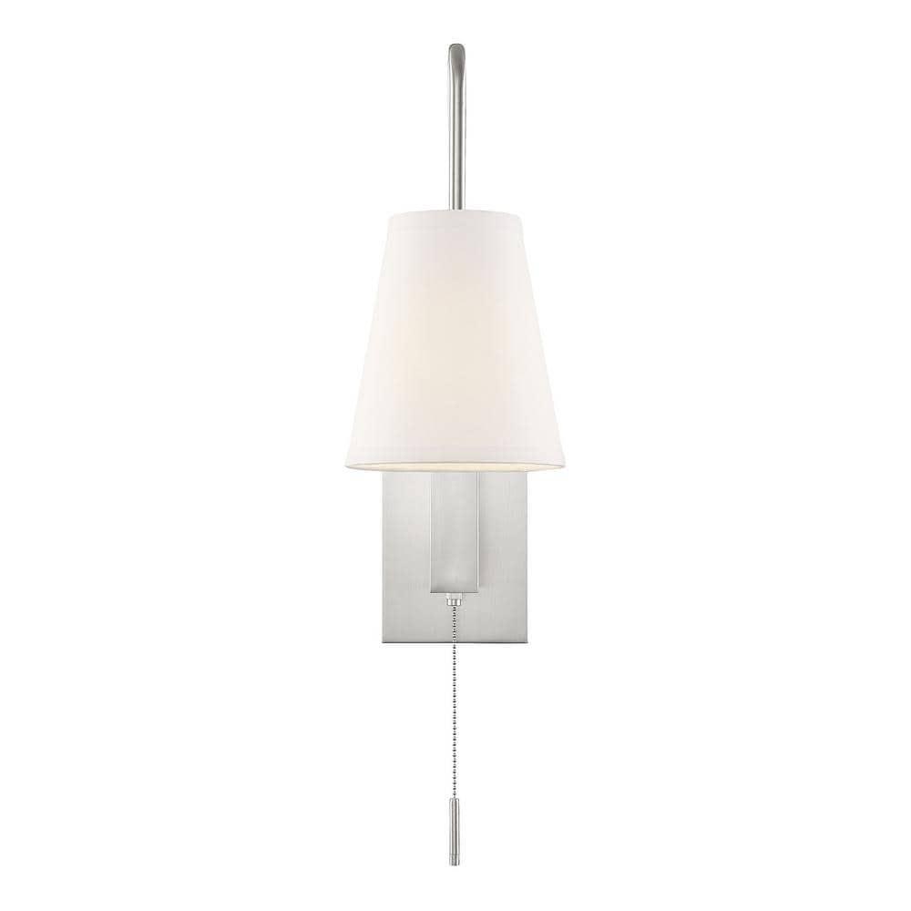 Savoy House Owen 1 - Light Swing Arm Lamp in  Satin Nickel