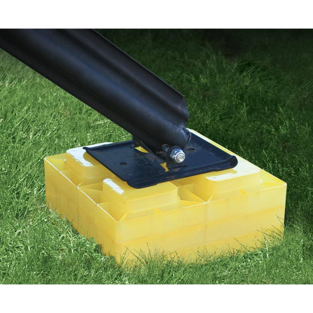 Camco RV Leveling Blocks - Interlocking Design - Yellow, Resin (44501)