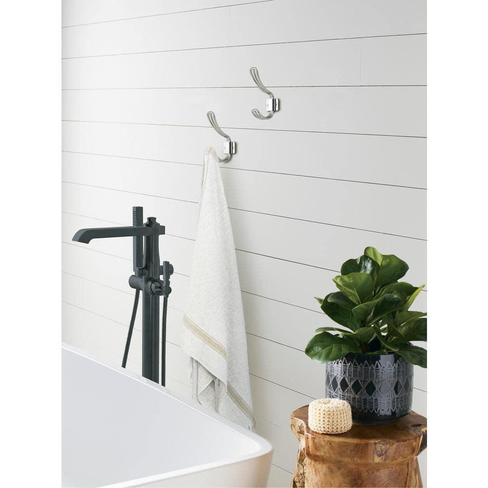 Vinland Transitional Double Prong Decorative Wall Hook