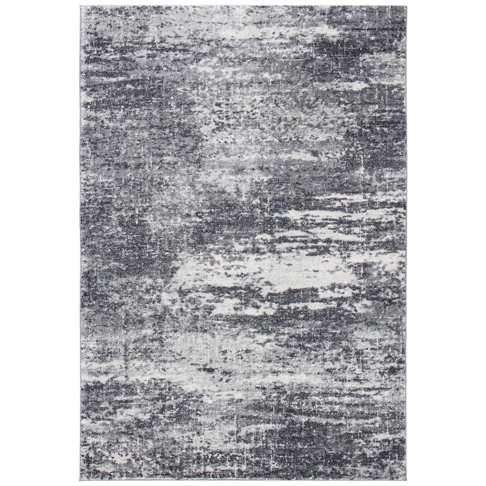 SAFAVIEH Evoke Frosina Abstract Area Rug, Ivory/Grey, 10' x 14'