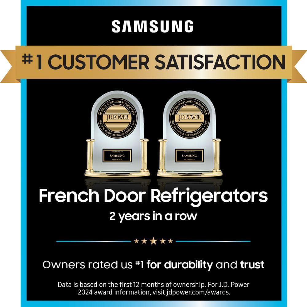 Bespoke 4-Door French Door Refrigerator (23 cu. ft.) with Beverage Center™