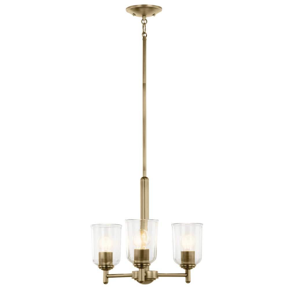Kichler Lighting - Shailene - 3 Light Mini Chandelier-15.25 Inches Tall and 17.5