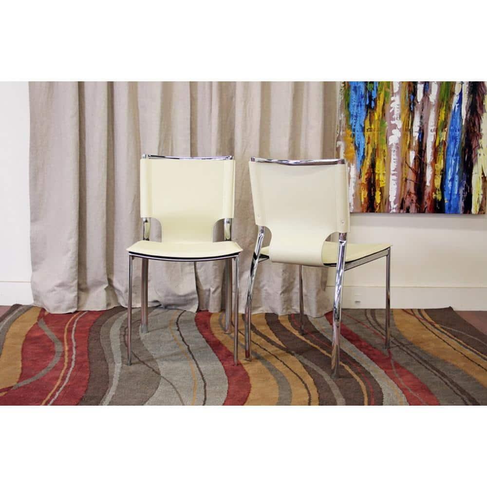 Montclare Dining Chair in Ivory (Set of 2)