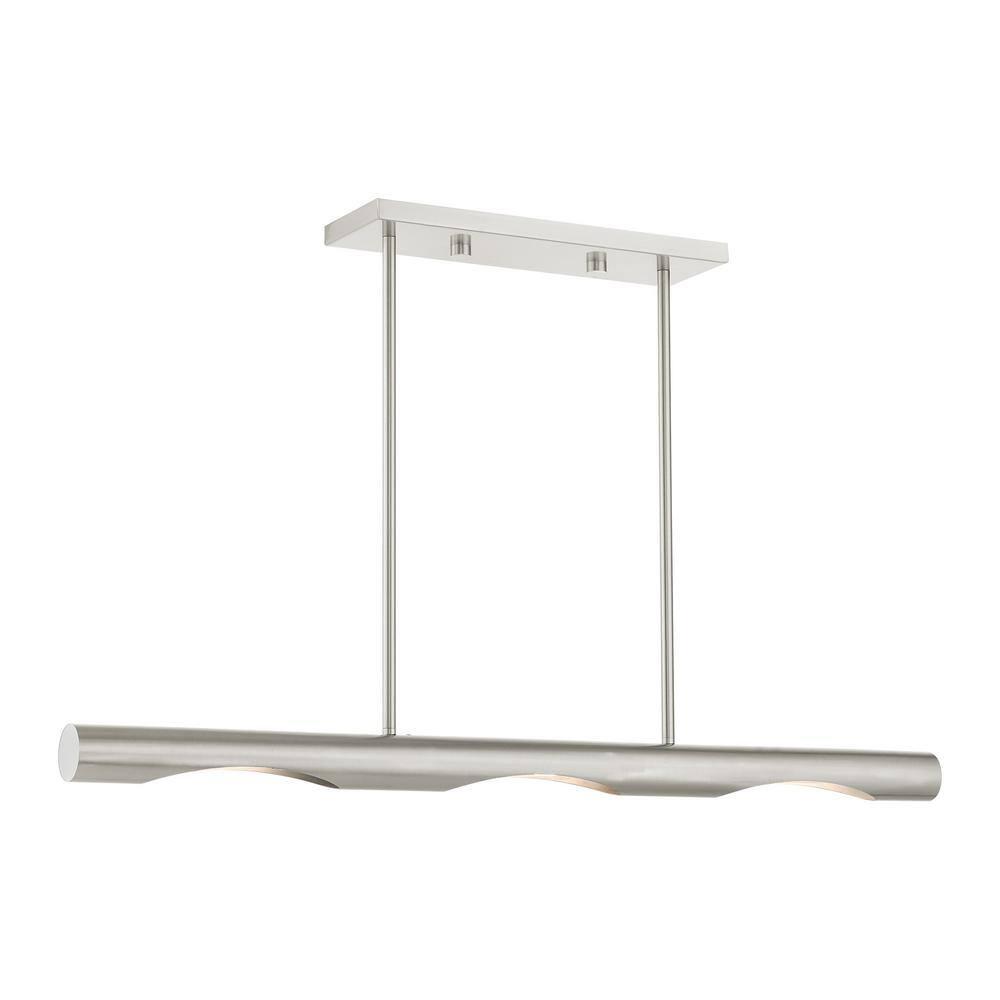 Livex Lighting Acra 3 - Light Chandelier in  Brushed Nickel