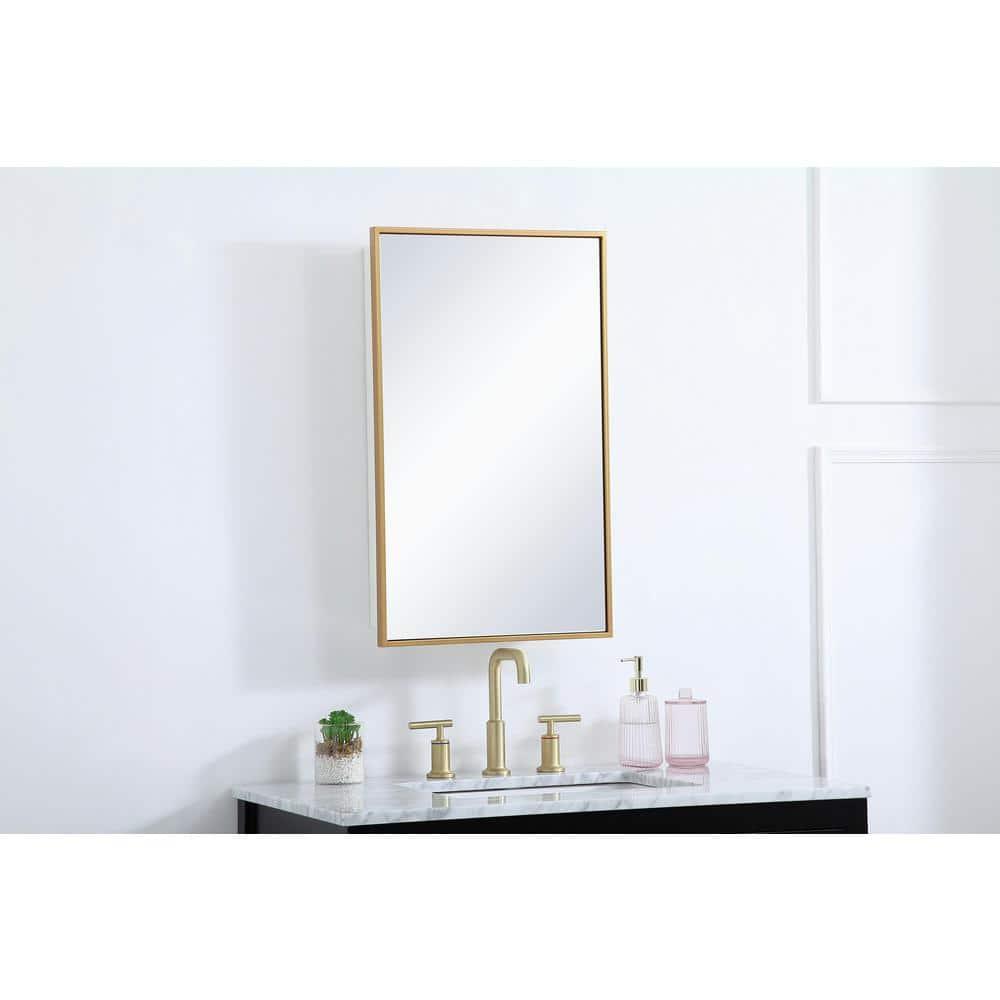 Sabine Metal Rectangle Wall Mirror
