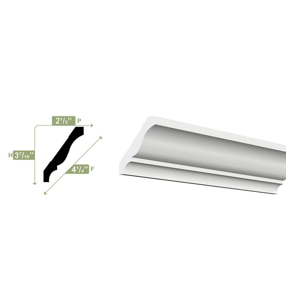 Ekena Millwork Crown Moulding, PVC