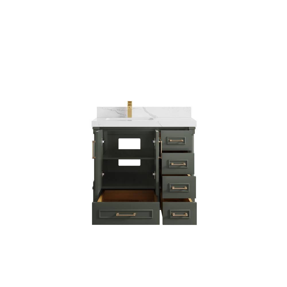 Willow Collections Aberdeen 36'' Single Bathroom Vanity with Top