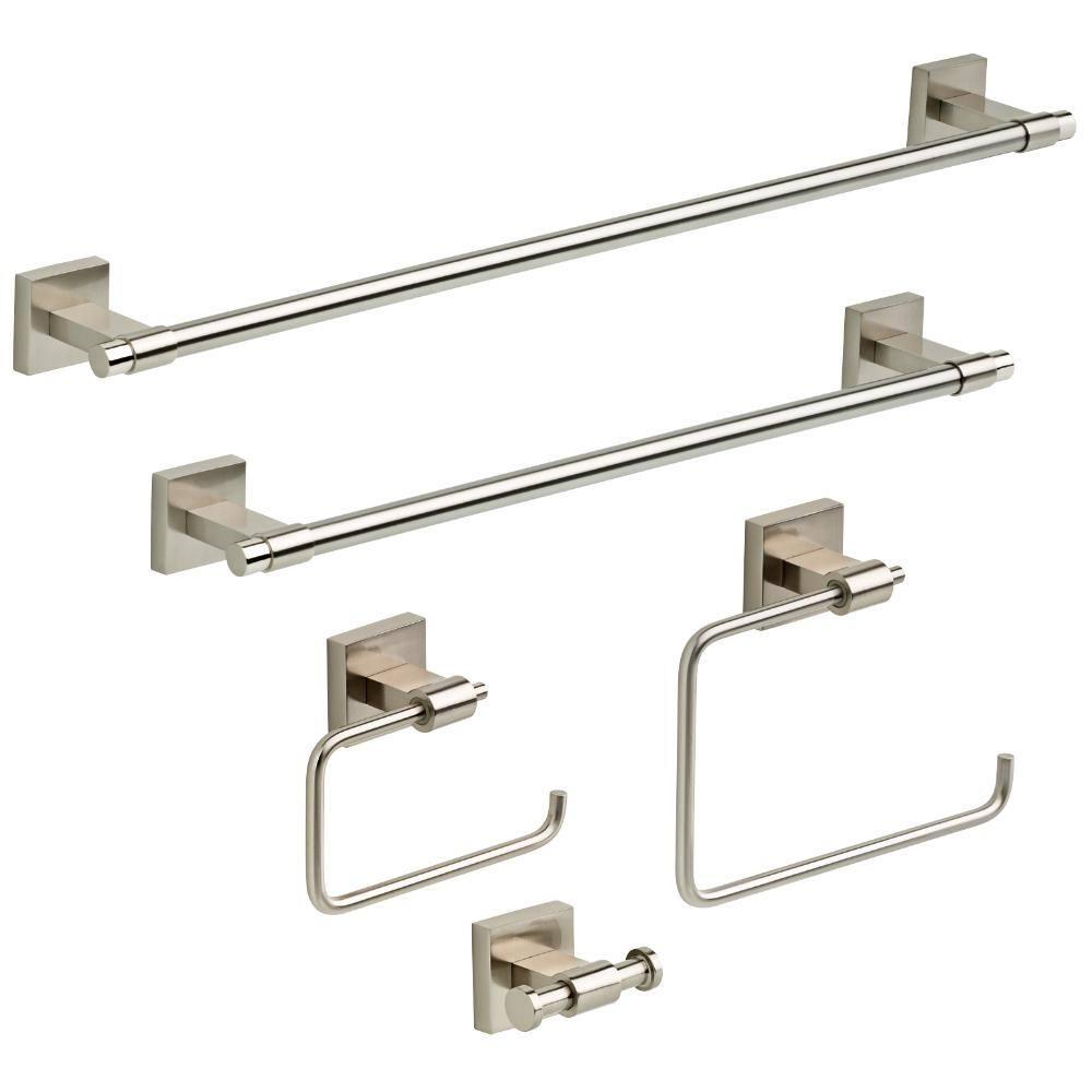 Franklin Brass Maxted 24" Wall Mounted Towel Bar MAX24-SN