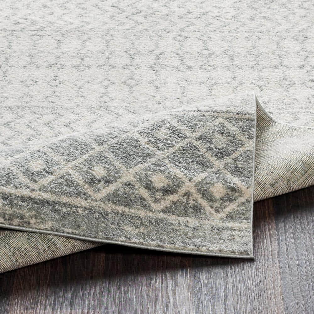 Livabliss 6'7"x9' Sweetgum Global Rug Cream: Traditional Rectangle, Medium Pile, Fade & Stain-Resistant