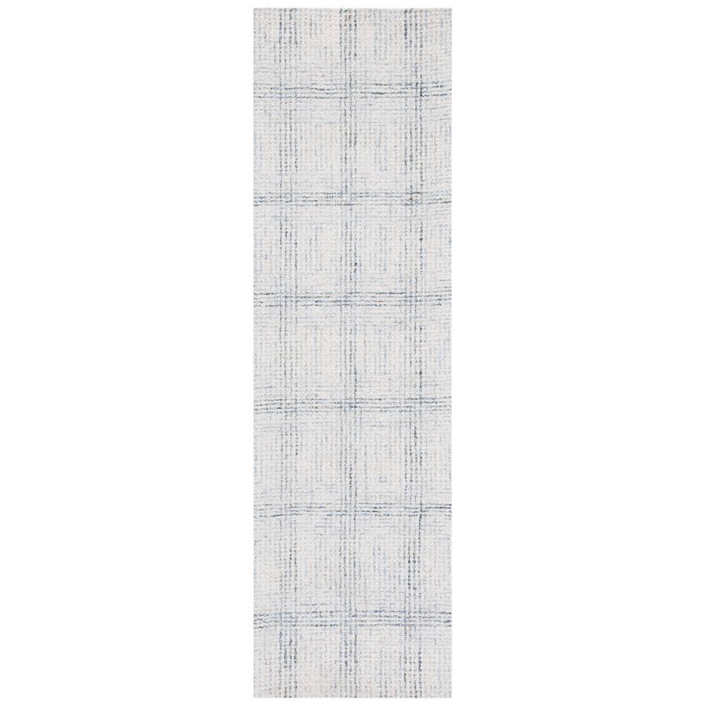 Abstract ABT657 Handmade Indoor Runner - Ivory/Gold - 2'-3"x8' - Safavieh