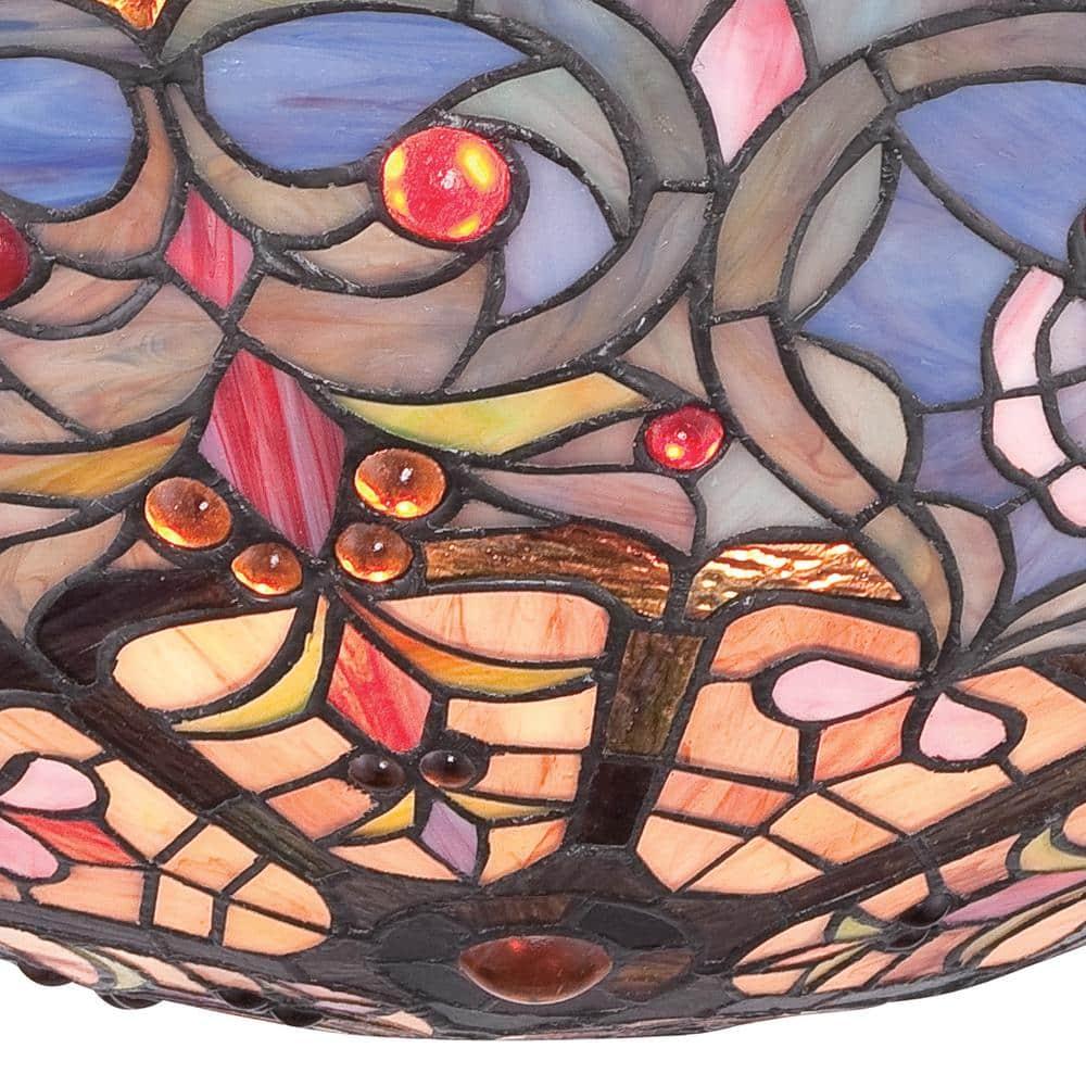 Quoizel Lighting Carroll 2 - Light Flush Mount in  Vintage Bronze