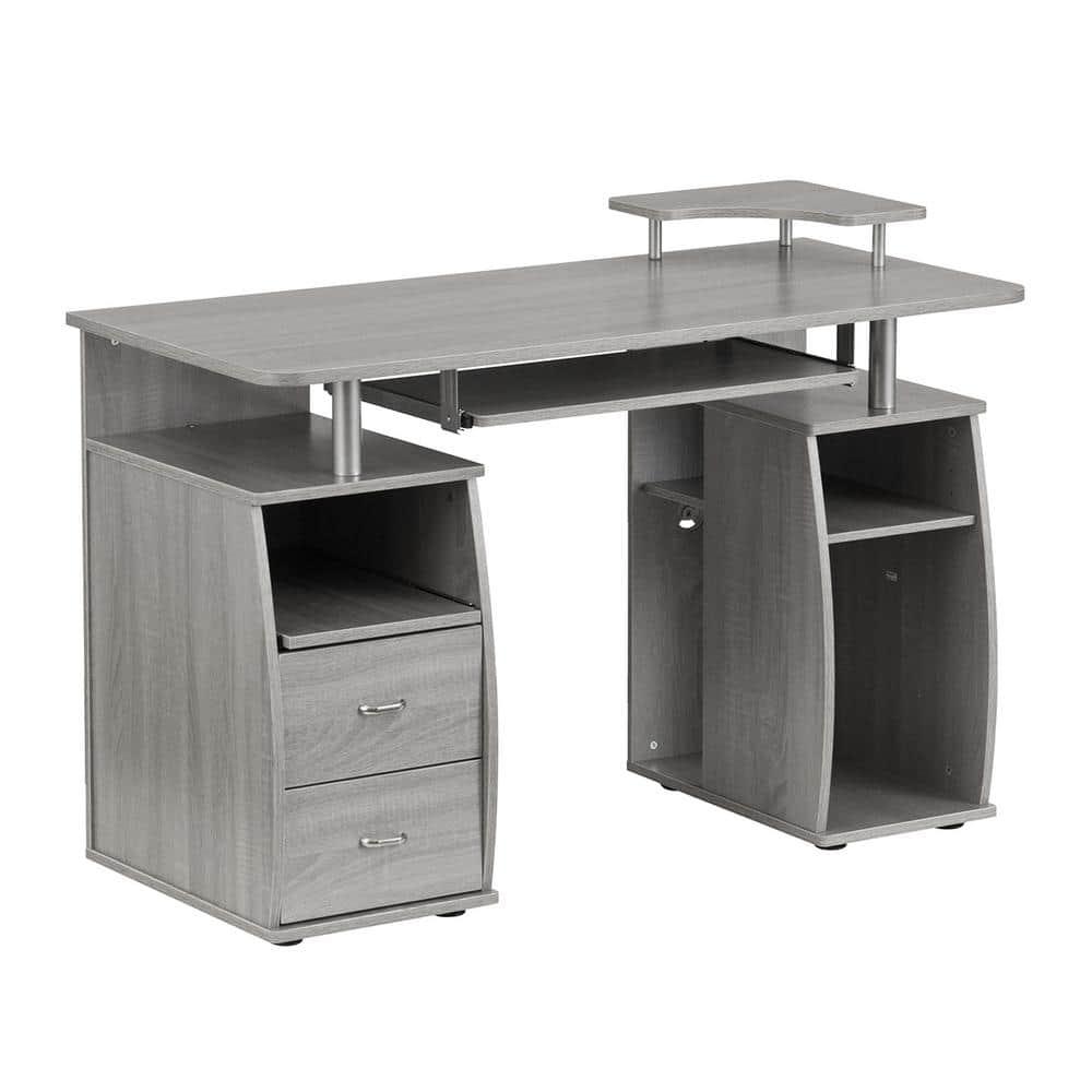 Hokku Designs Techni Mobili Complete Computer Workstation Desk With Storage