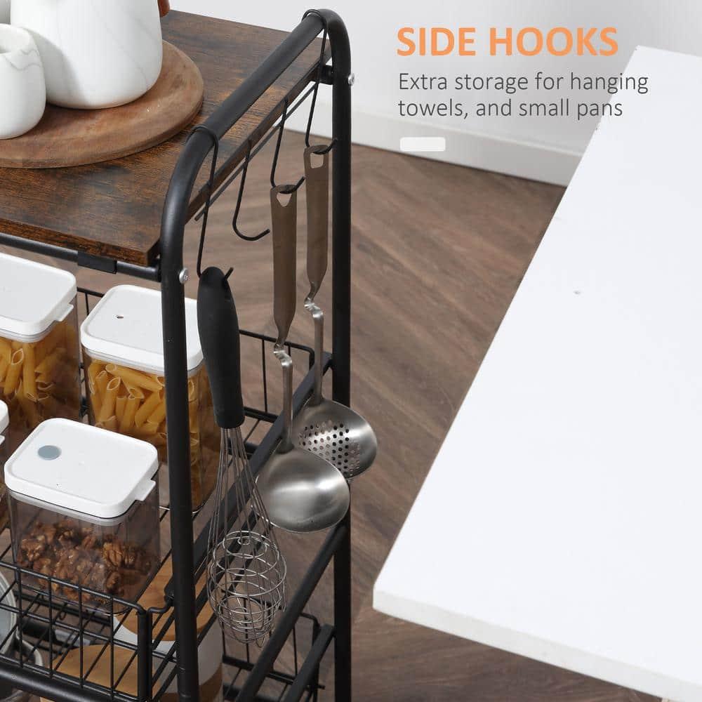 HomCom Kitchen Cart