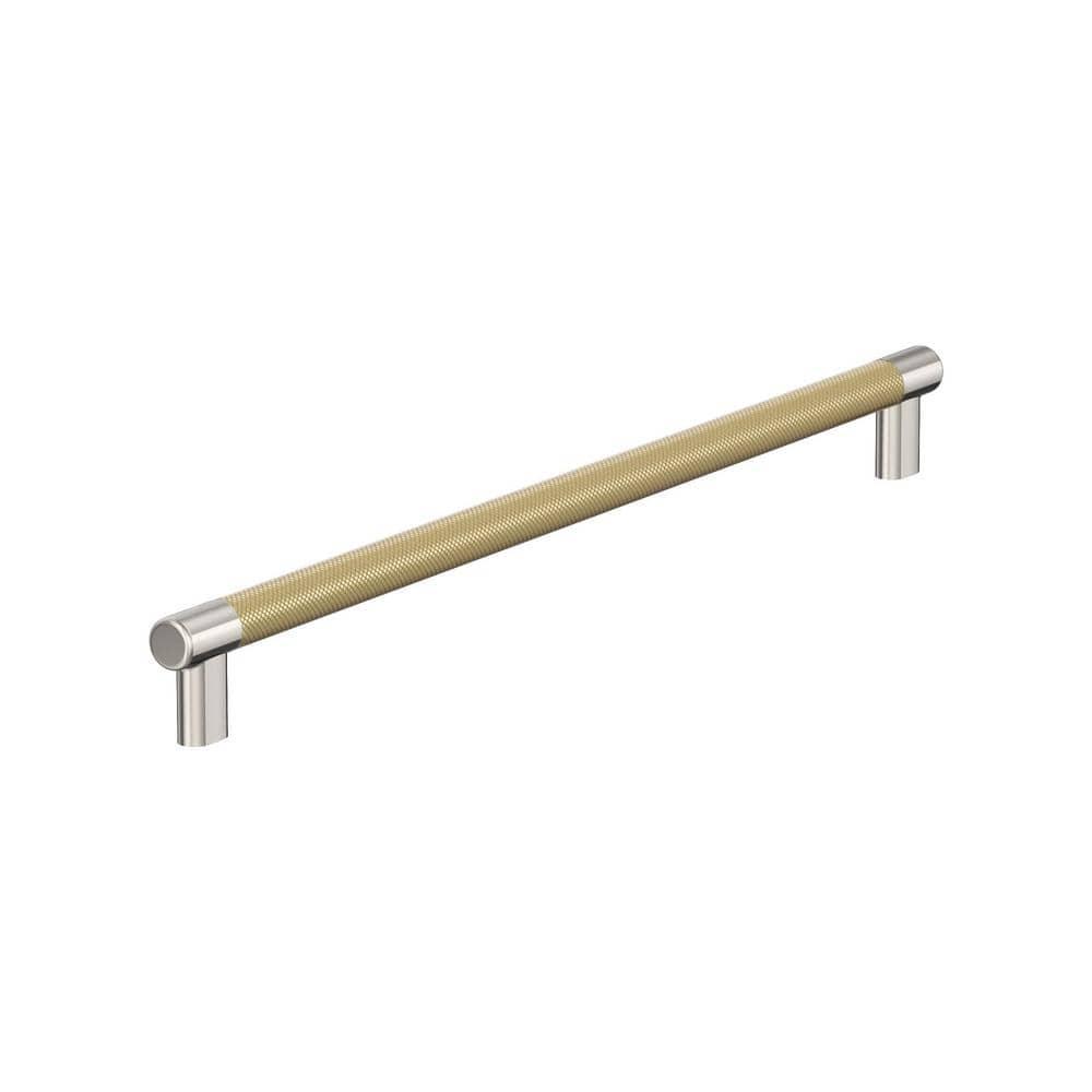 Amerock Esquire 18 inch (457mm) Center-to-Center Polished Nickel/Golden Champagne Appliance Pull