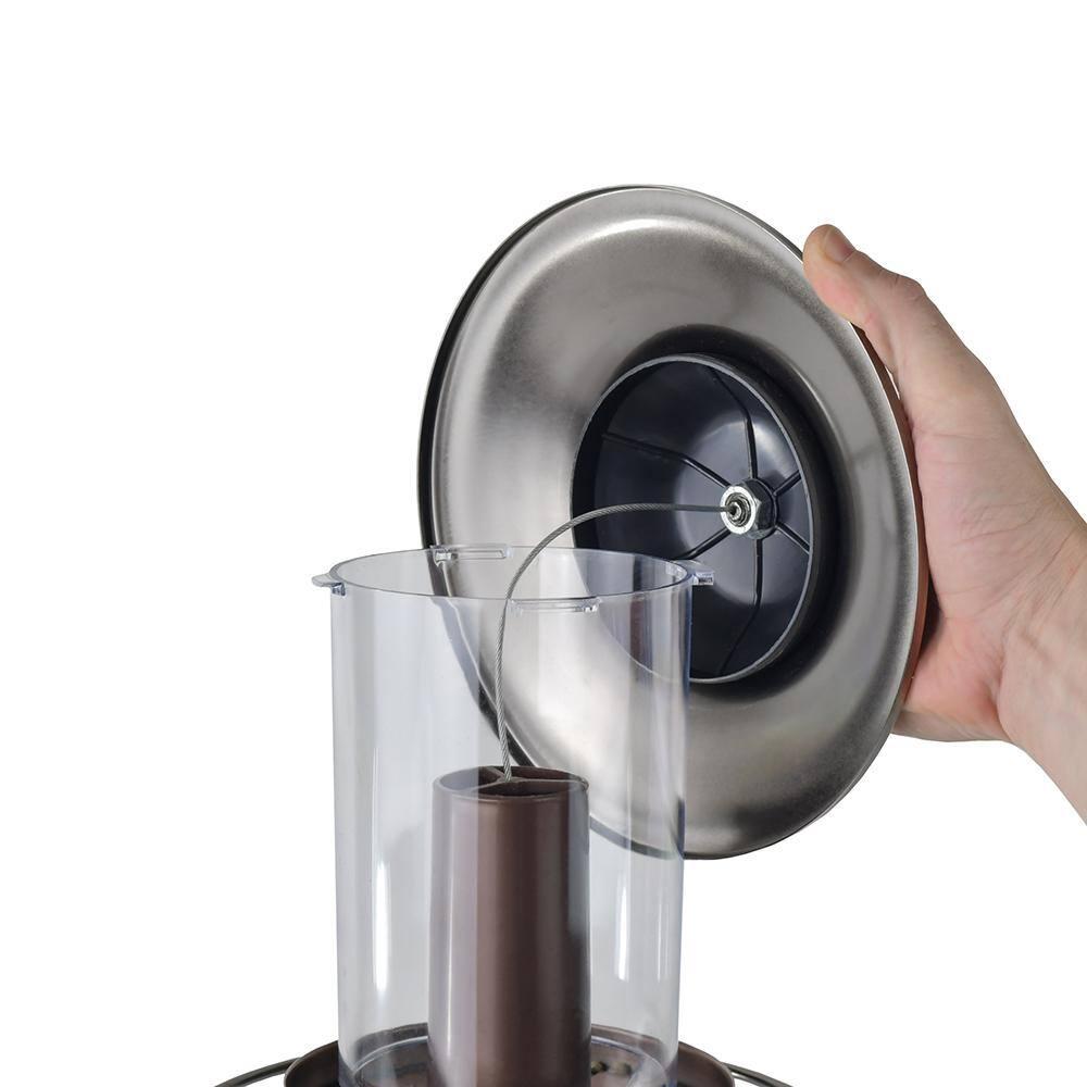 Perky-Pet Wild Bird 4.5 lb Metal/Plastic Panorama Bird Feeder 2 ports