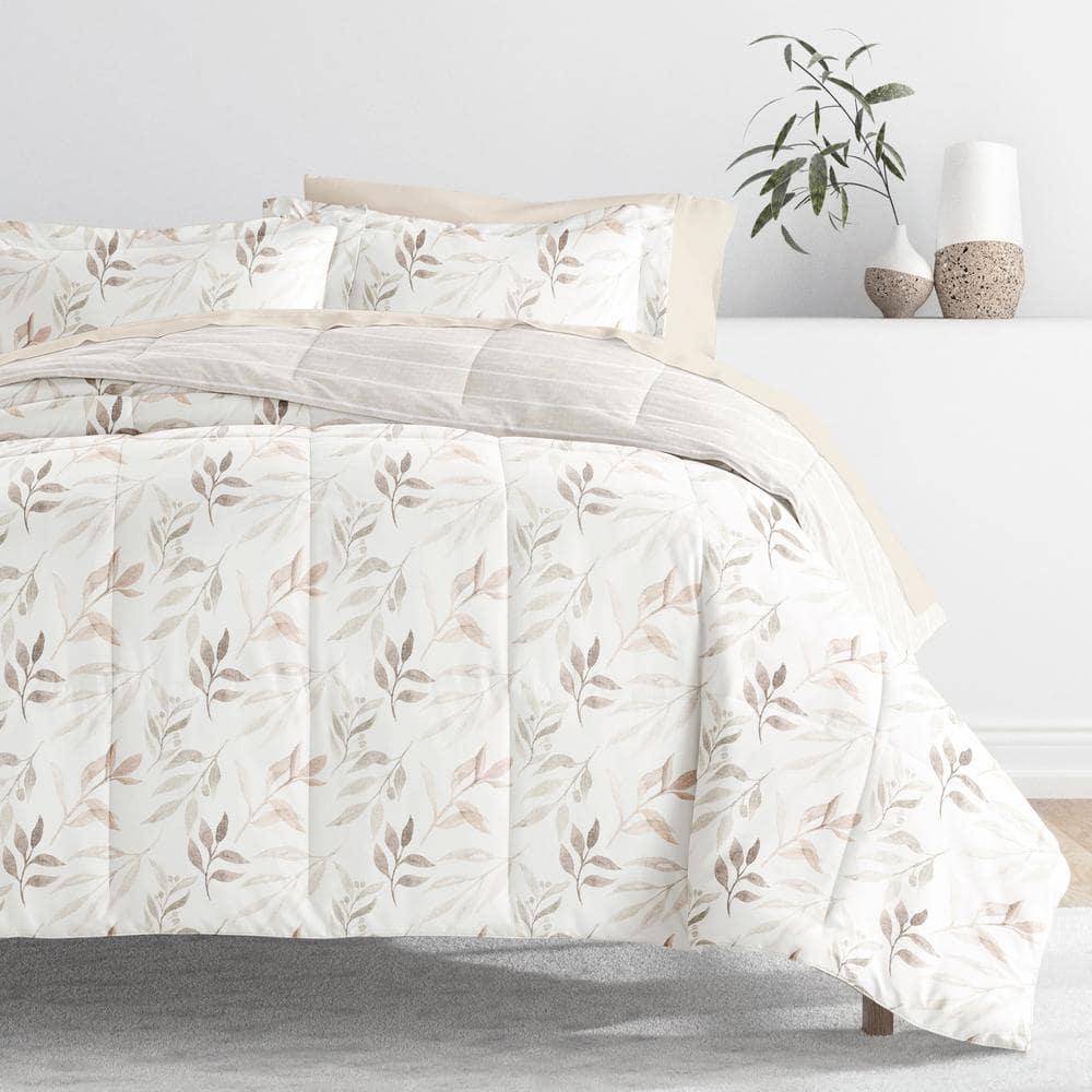 IEnjoy Home 7-Piece Bedding Bundle - Pattern Comforter and Sheet Set