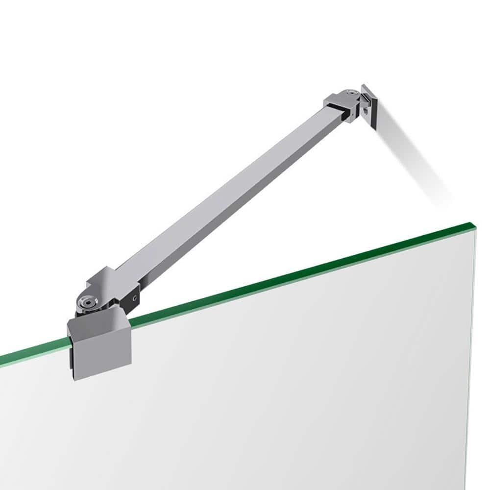 DreamLine Unidoor 39" W x 72" H  Hinged Frameless Shower Door with ClearMax™ Technology SHDR-20387210-01