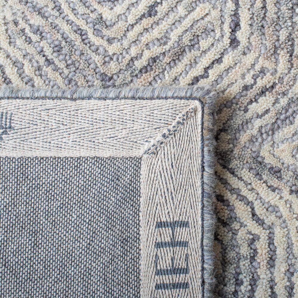 Ikat IKT506 Hand Tufted Area Rug - Silver - 4'x6' - Safavieh