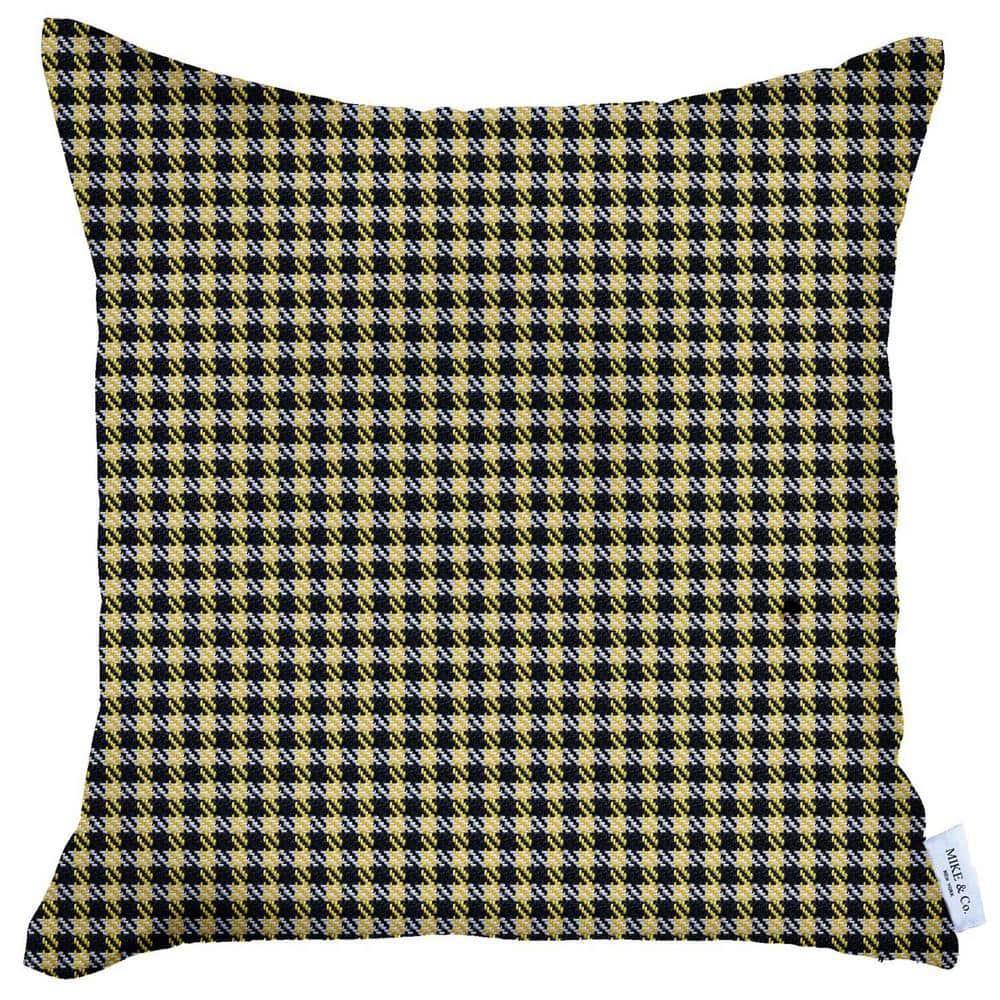 Mike&Co. New York Boho-Chic Houndstooth Reversible Pillow Cover