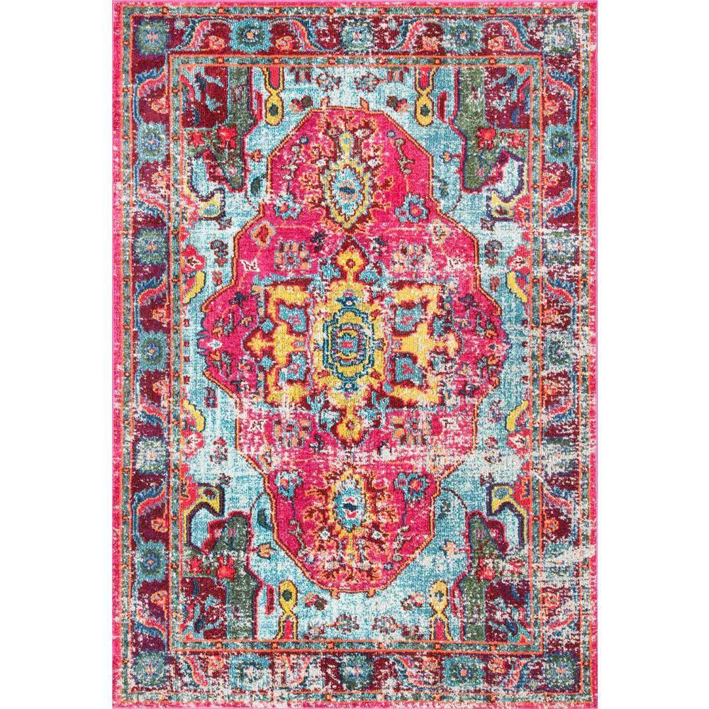 3'x5' Vintage Corbett Area Rug Pink - nuLOOM