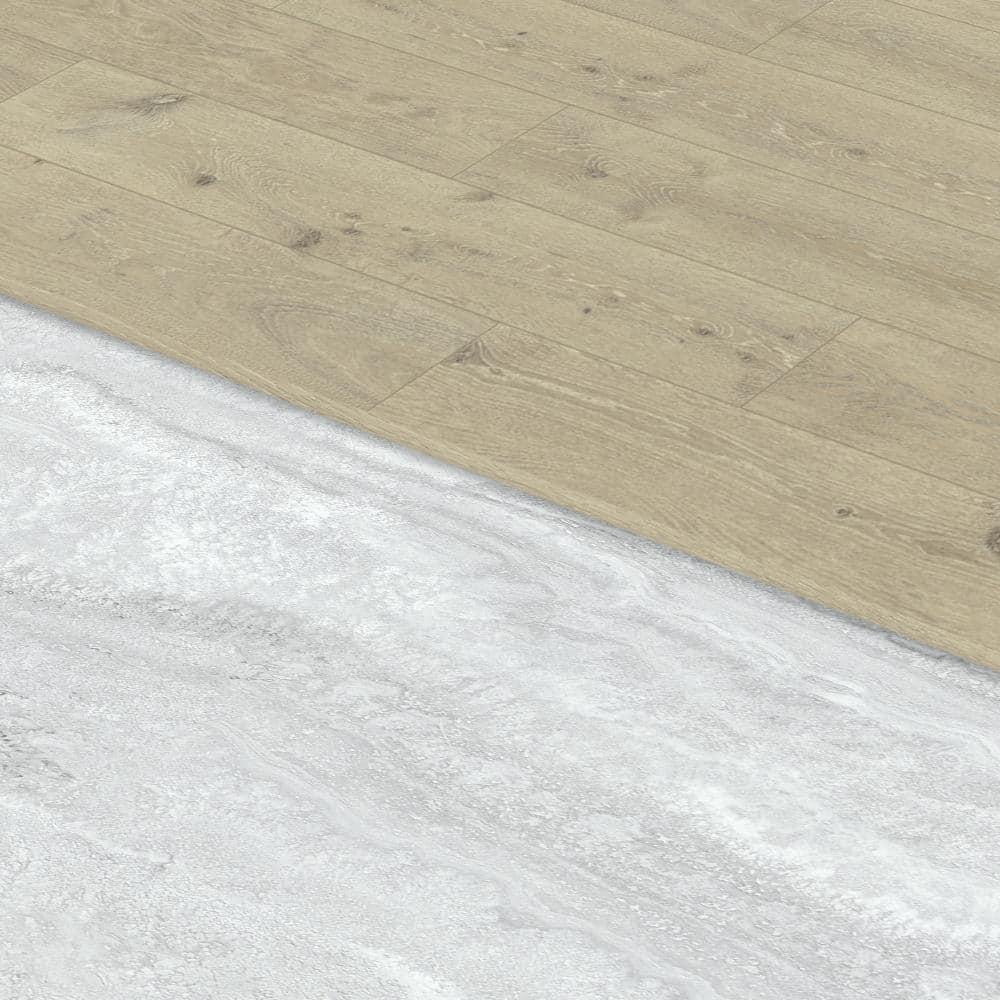 Waterproof Light Brown Vinyl Wood Look Flush Reducer