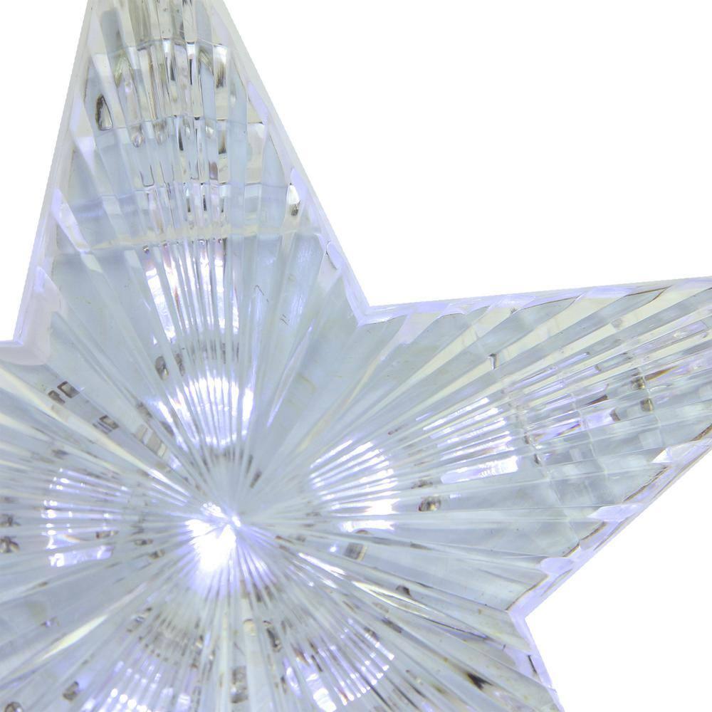 Northlight Cascading Star Christmas Lights - White - 3.5' Clear Wire - 3ct