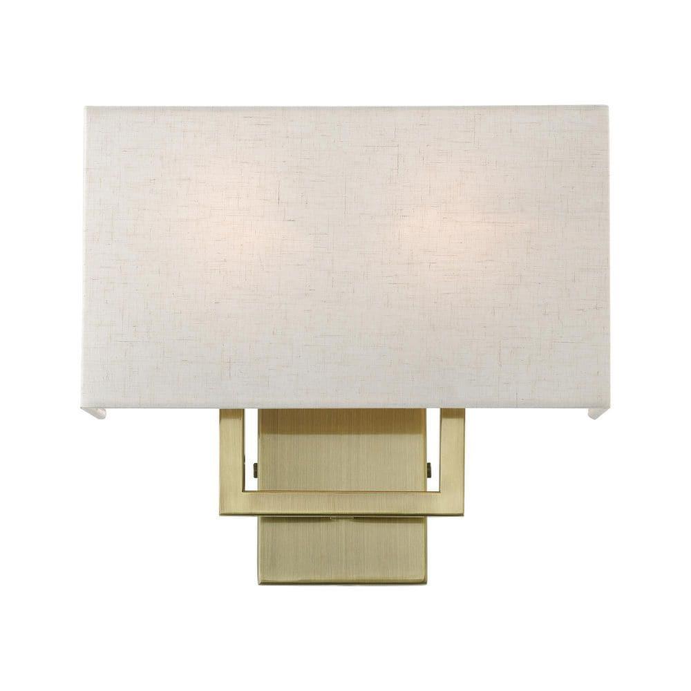 Livex Lighting Pierson 2 - Light Wall Light in  Antique Brass