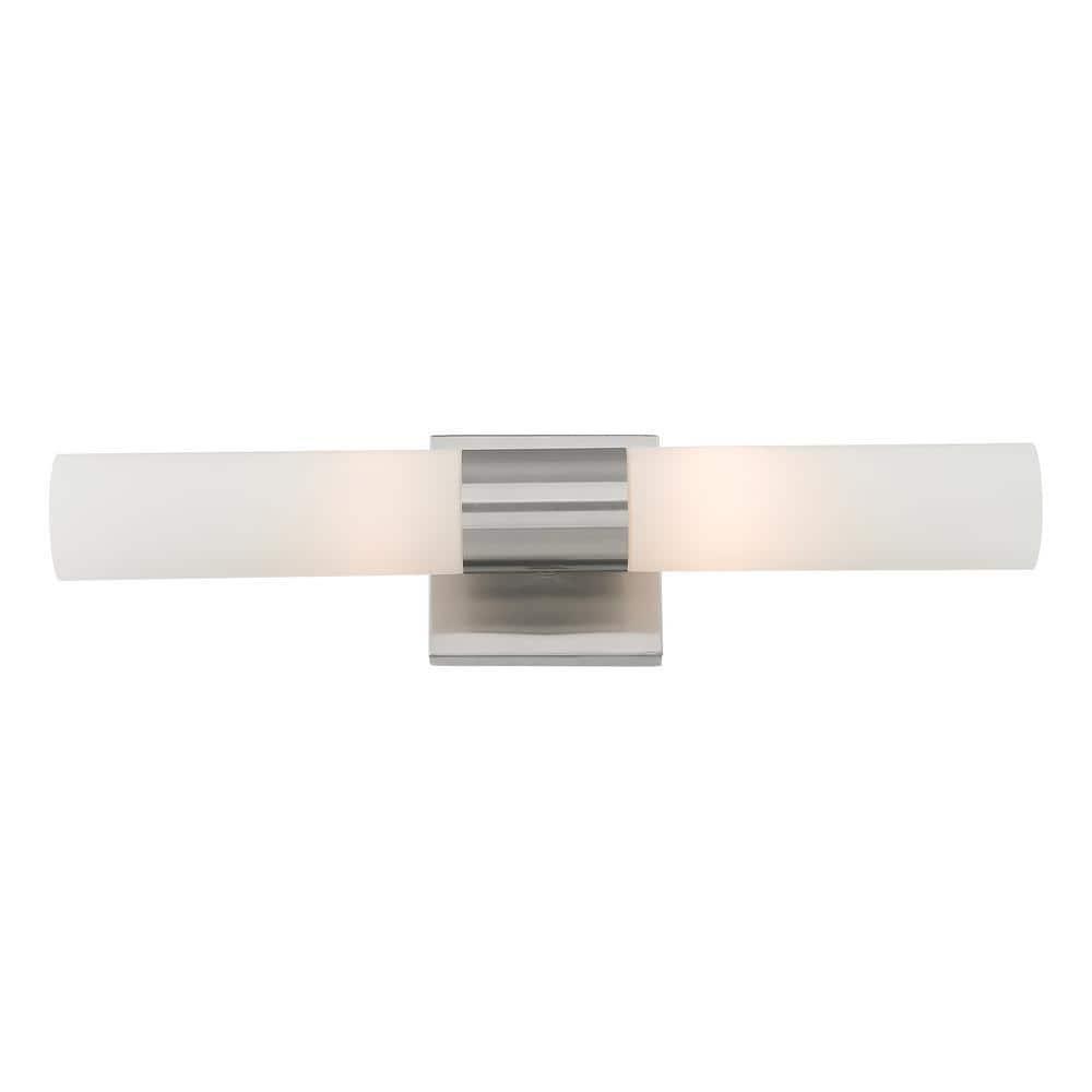 Livex Lighting Aero 2 - Light Vanity in  Brushed Nickel