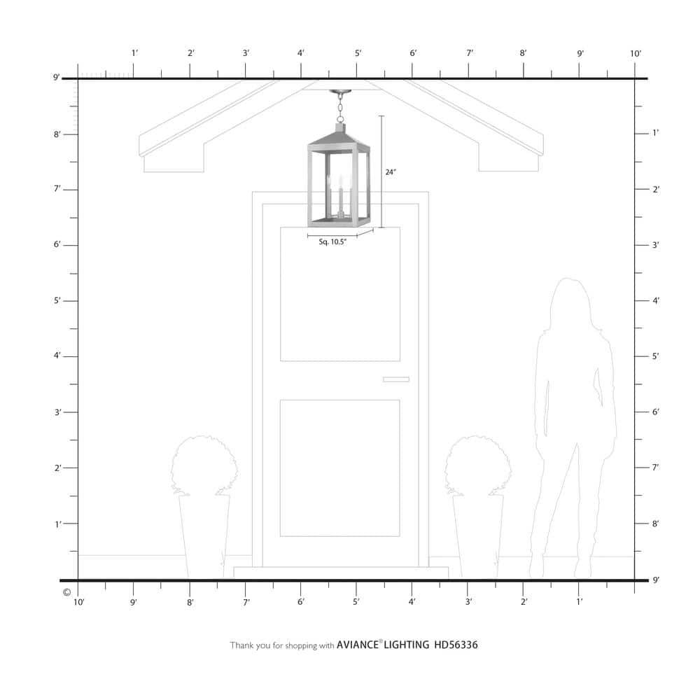 Livex Lighting Nyack 3 - Light Pendant in  Bronze