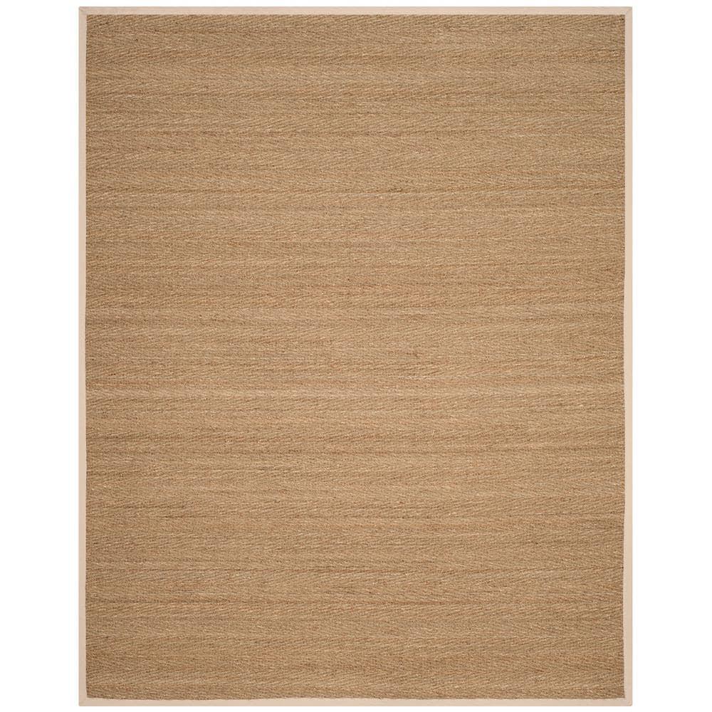 Deschamps Natural Fiber Seagrass Solid Color Rug