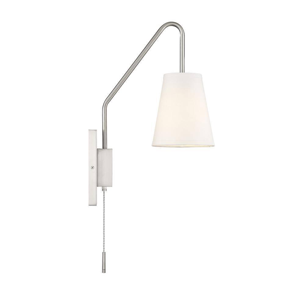 Savoy House Owen 1 - Light Swing Arm Lamp in  Satin Nickel