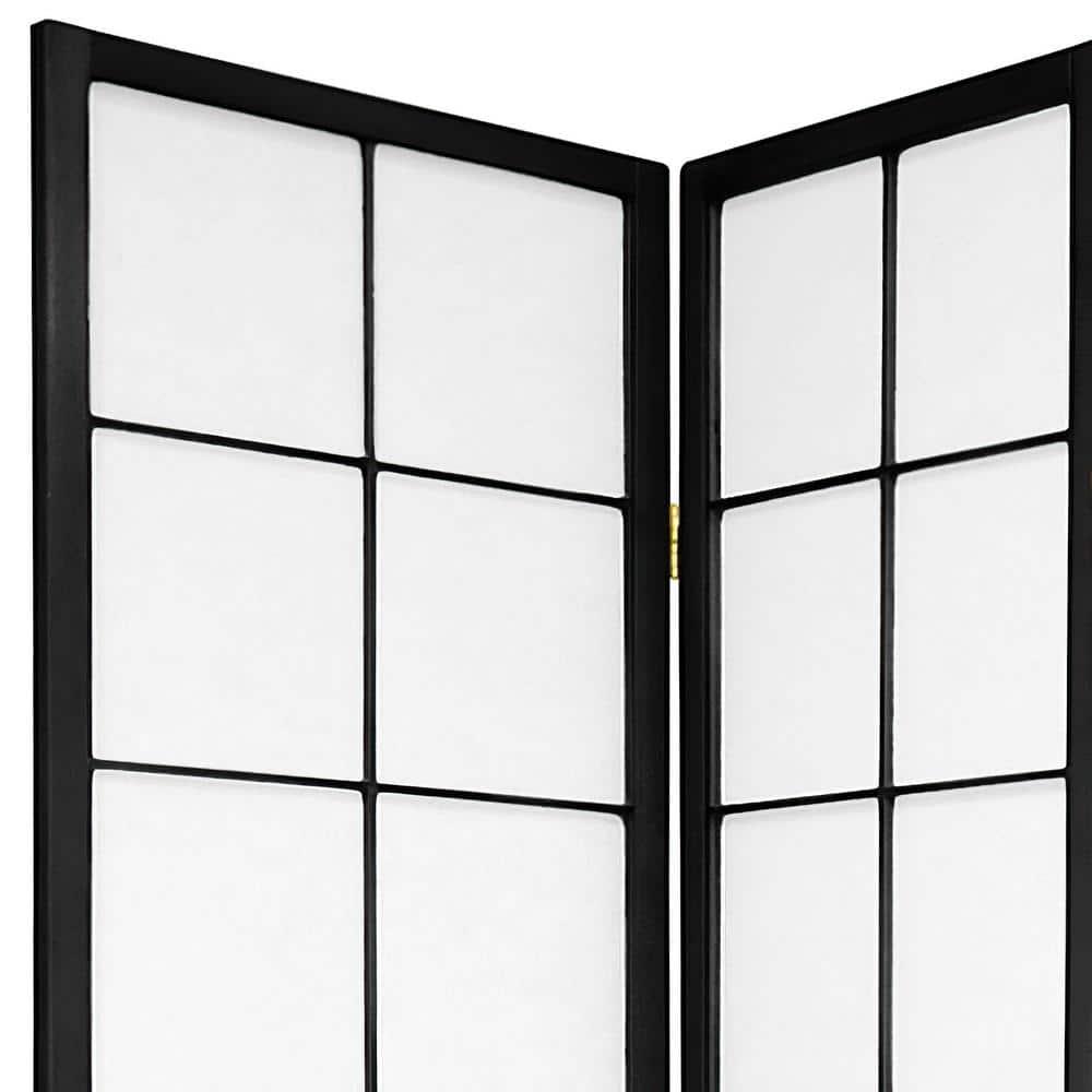 Red Lantern SSZEN-Black-3_Panel Folding Screen