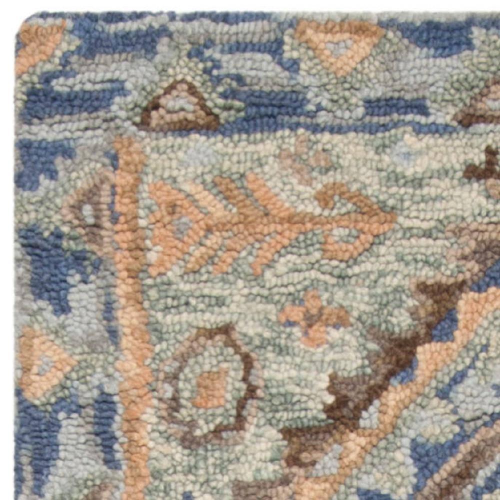 Aspen APN504 Hand Tufted Accent Rug - Blue/Beige - 2'3"x5' - Safavieh.