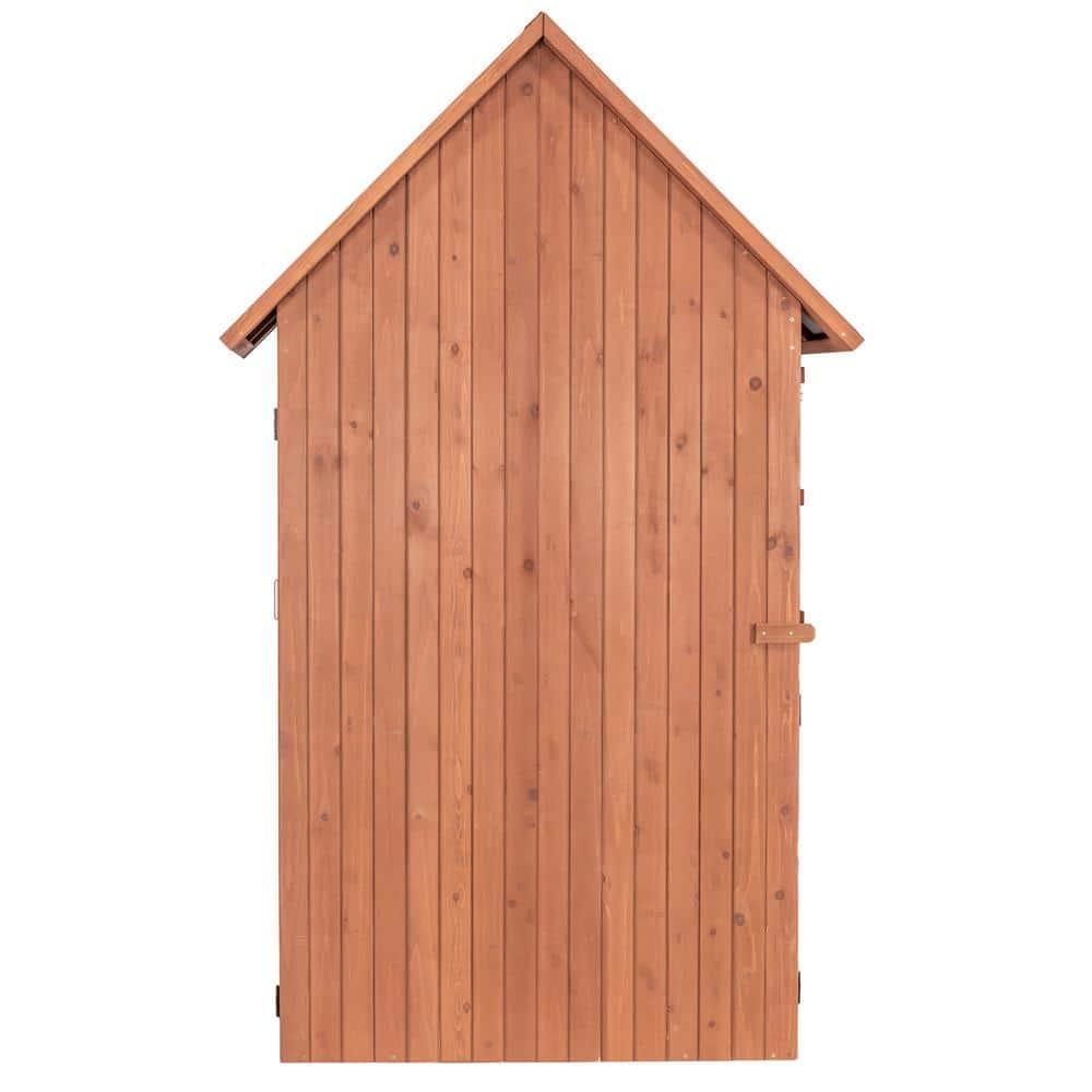 Leisure Season 4 ft. W x 2.5 ft. D Solid Wood Lean-To Storage Shed