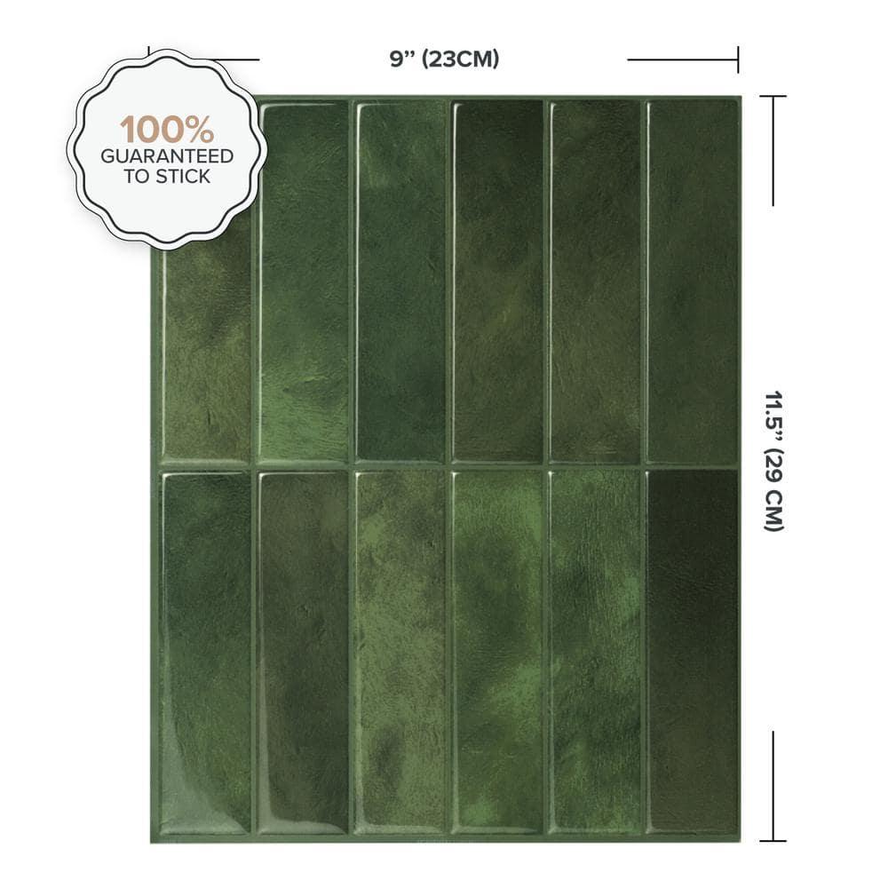 Peel and Stick Gel Backsplash Tile Morocco 11.5'' x 9''