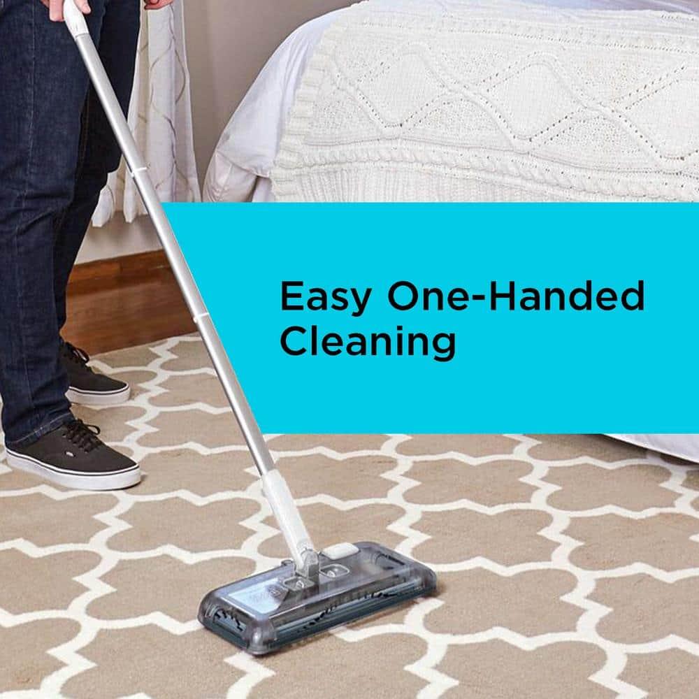 BLACK+DECKER Floor Sweeper, 50 Minutes Runtime, Powder White