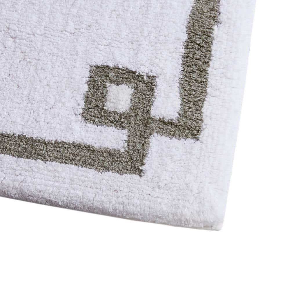 Madison Park 100% Cotton Tufted Bath Rug with Non-Slip Backing
