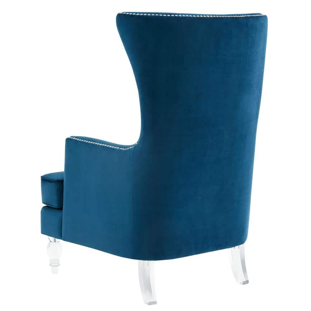 Bree 73.914Cm Wide Velvet Wingback Chair