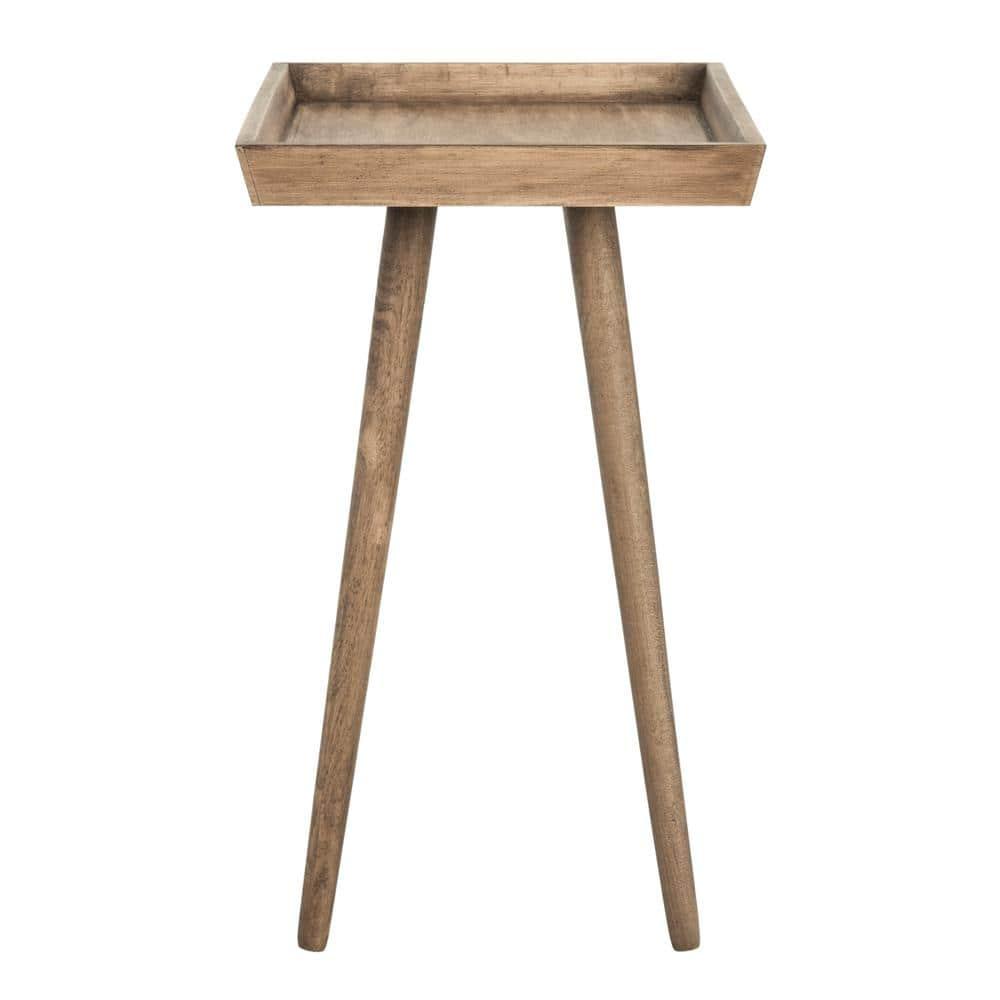 Nonie Tray Accent Table - Light Brown - Safavieh.